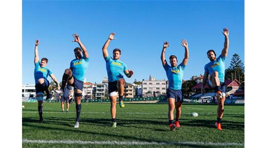 Las fotos del entrenamiento de Los Pumas en Sidney