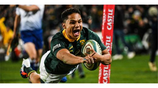 Rassie Erasmus reconoció el buen nivel de Herschel Jantjies