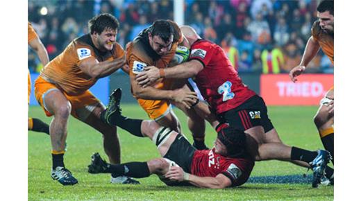 Las imágenes del triunfo de Crusaders sobre Jaguares