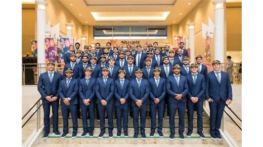 Los Pumas tuvieron su ceremonia de bienvenida