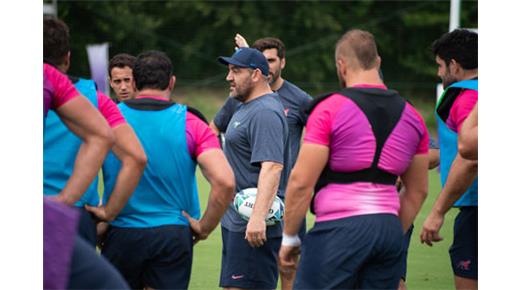 Las fotos de un nuevo entrenamiento de Los Pumas en Japón