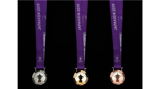 Las medallas de la Copa del Mundo 2019 reflejan el espíritu de la cultura japonesa