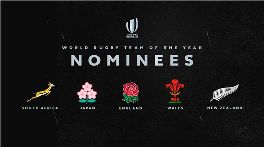 Anunciaron a los nominados al mejor equipo y al entrenador del año de World Rugby