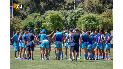 Las imágenes del entrenamiento de Los Pumas 7s en Deportiva Francesa