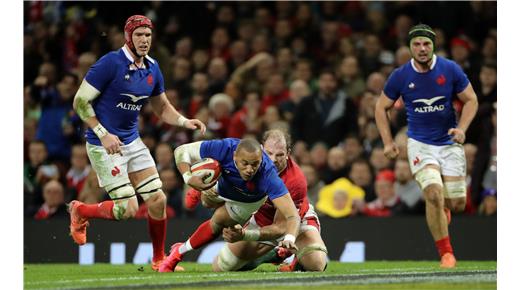 Francia derrotó a Gales y se perfila para ganar el título