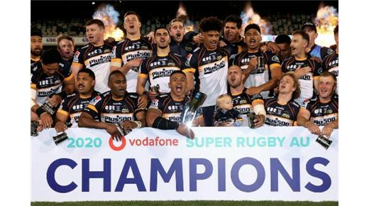 Brumbies derrotó a Reds y es campeón del Súper Rugby AU