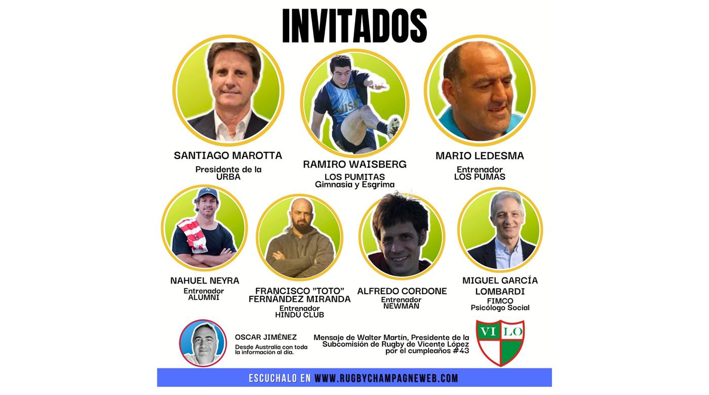 Hoy un nuevo programa de Rugby Champagne Radio
