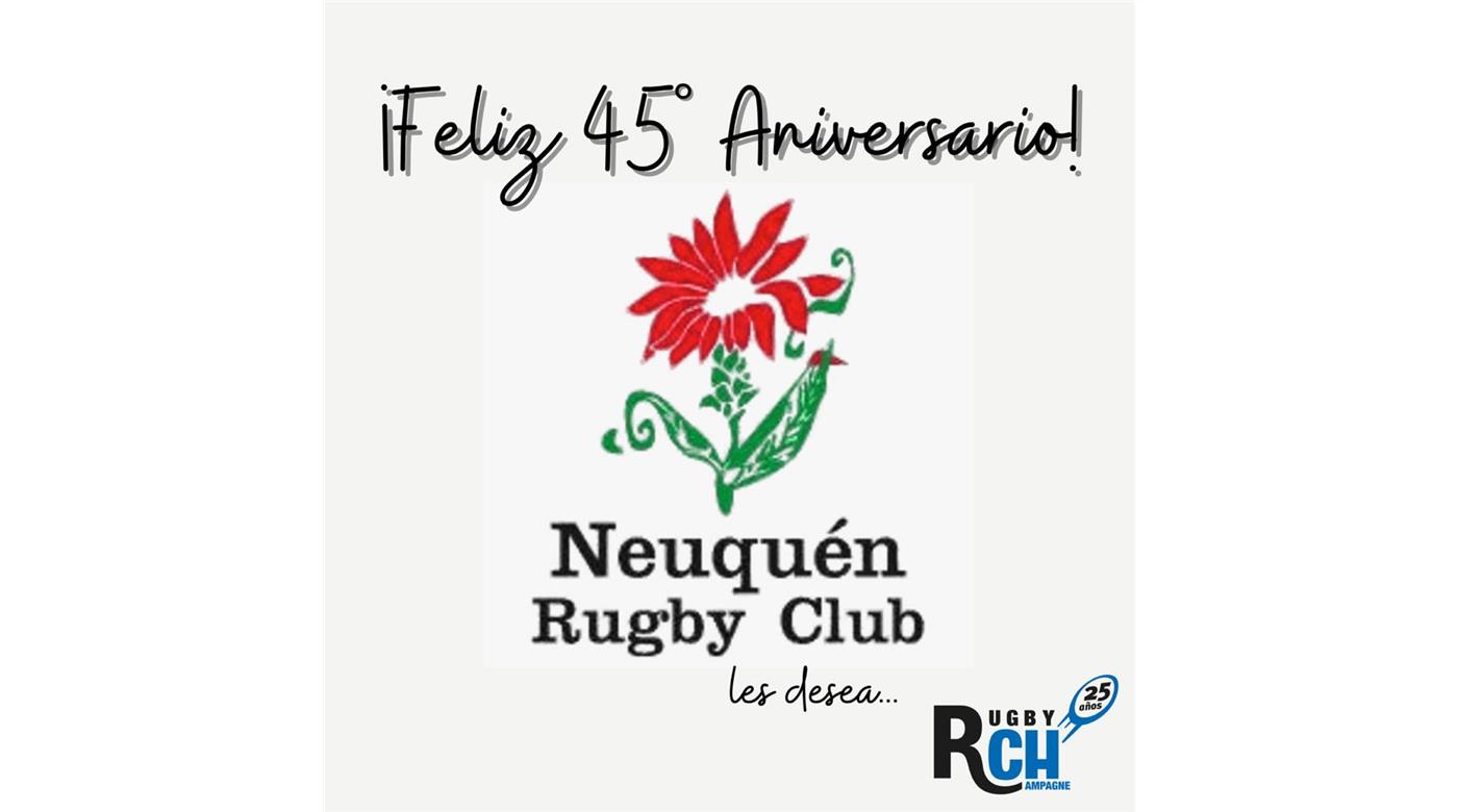 Neuquén Rugby Club celebra 45 años de vida