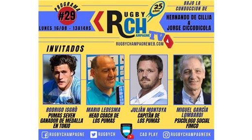 Hoy un nuevo programa de Rugby Champagne TV