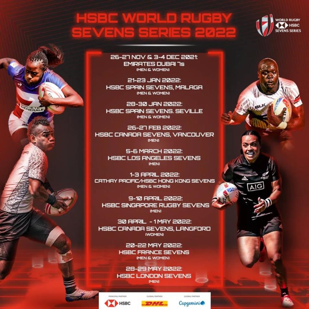 El fixture de Los Pumas 7s para la temporada del World Rugby Sevens