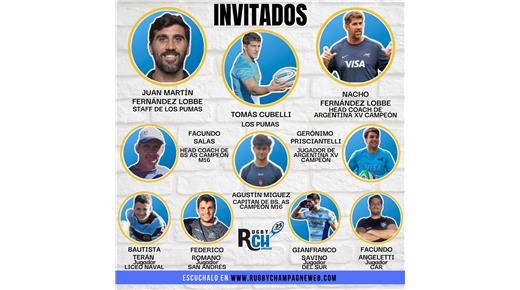 Hoy un nuevo programa de Rugby Champagne Radio
