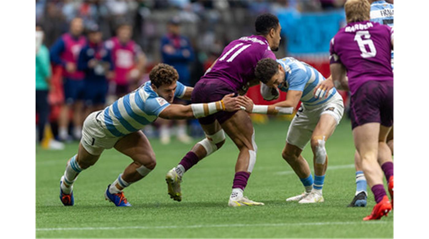 Argentina 7s goleó a Inglaterra y va por un lugar en la final contra Australia 