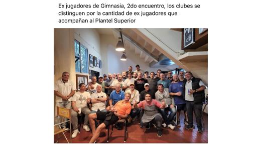 GIMNASIA Y ESGRIMA Y LA SANA COSTUMBRE DE JUNTARSE PARA DISFRUTAR DEL CLUB