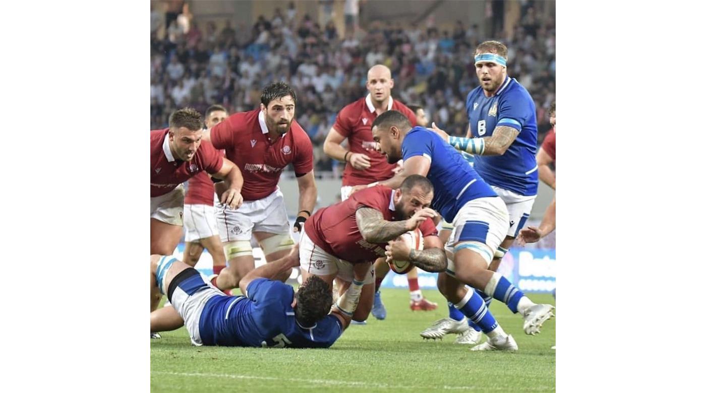 GEORGIA LE GANÓ A ITALIA Y ENTRÓ EN LA HISTORIA