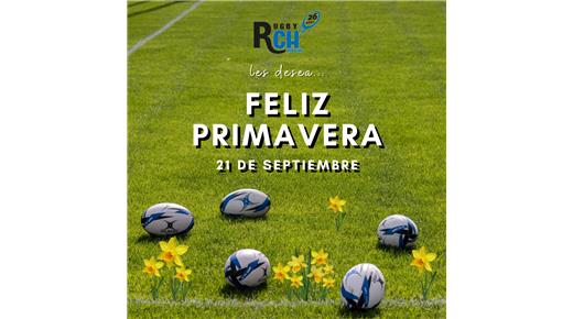 FELIZ DÍA DE LA PRIMAVERA PARA TODAS Y TODOS LOS AMANTES DEL RUGBY