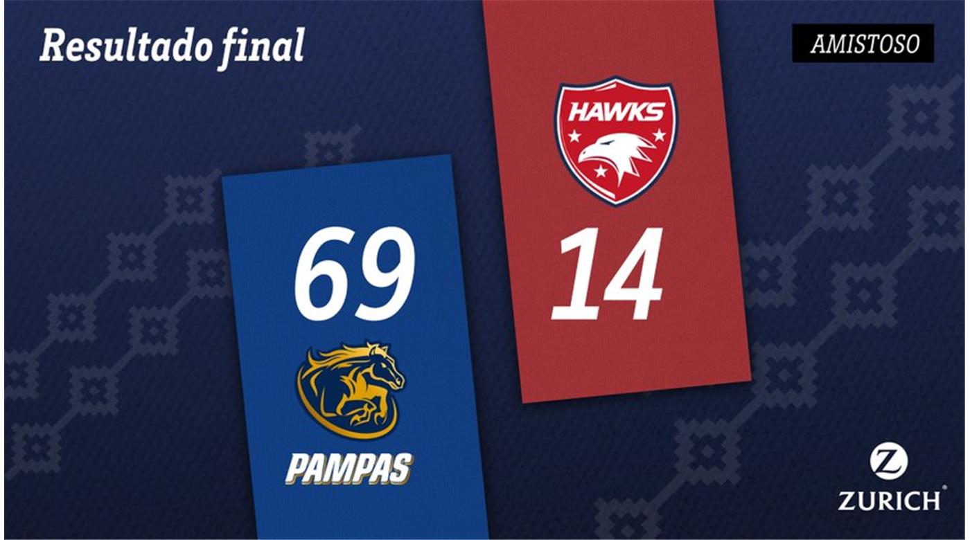 PAMPAS GOLEÓ A HAWKS EN UN AMISTOSO SIN EQUIVALENCIAS