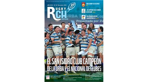 LA REVISTA 221, CON TODO EL RUGBY DEL MES, YA ESTÁ CON NOSOTROS 