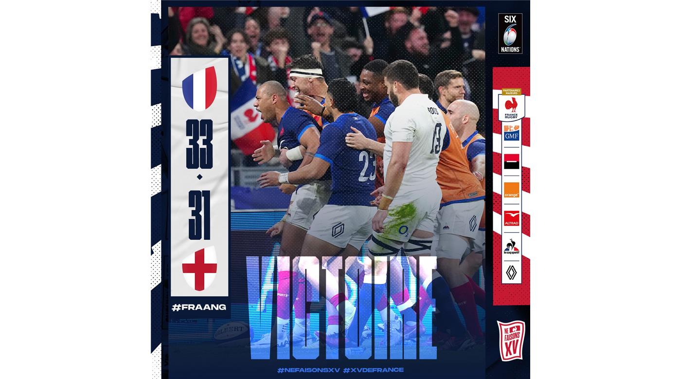 FRANCIA SOBRE EL FINAL SE QUEDÓ CON UN VERDADERO PARTIDAZO ANTE INGLATERRA 