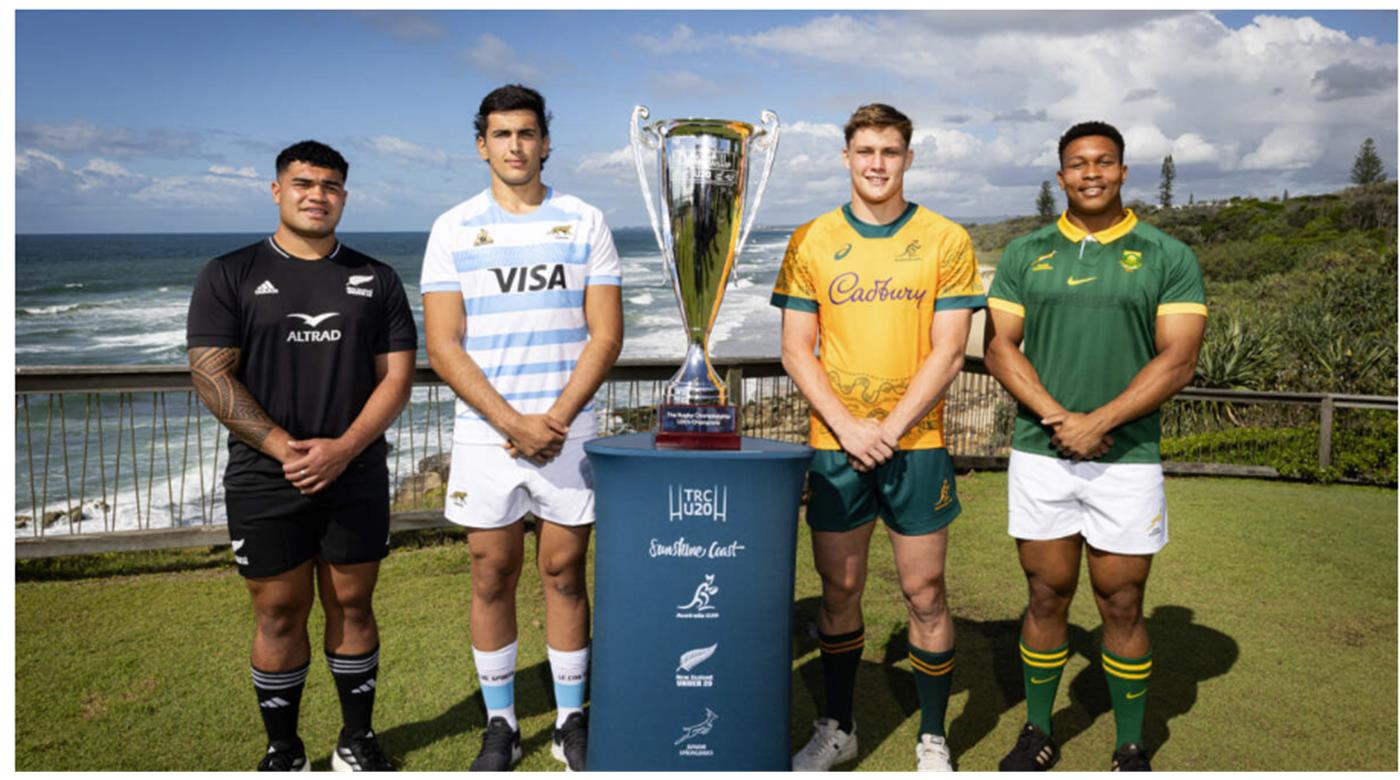 ESTOS SON LOS PLANTELES DEL RUGBY CHAMPIONSHIP DE MENORES DE 20 AÑOS