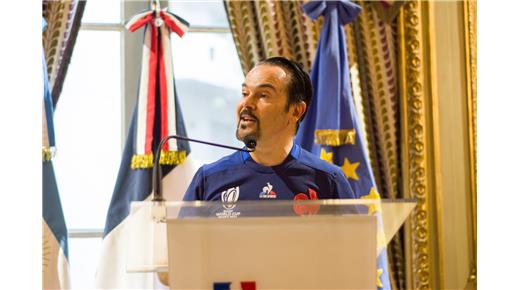 EL EMBAJADOR DE FRANCIA RECIBIÓ A LOS PUMAS Y AL PRESIDENTE DE LA UAR