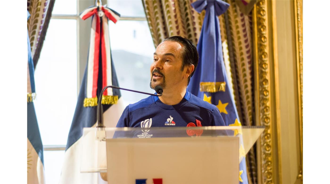 EL EMBAJADOR DE FRANCIA RECIBIÓ A LOS PUMAS Y AL PRESIDENTE DE LA UAR