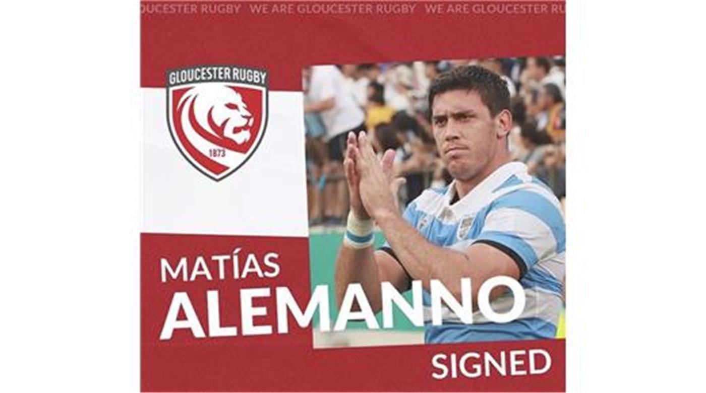 MATÍAS ALEMANNO FIRMÓ UN NUEVO CONTRATO CON GLOUCESTER 