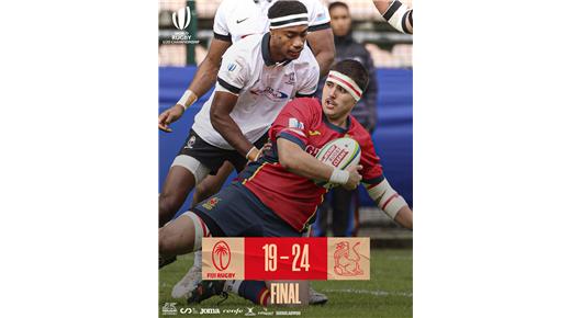 ESPAÑA LE GANÓ A FIJI EN EL MUNDIAL JUVENIL Y ZAFÓ DEL DESCENSO