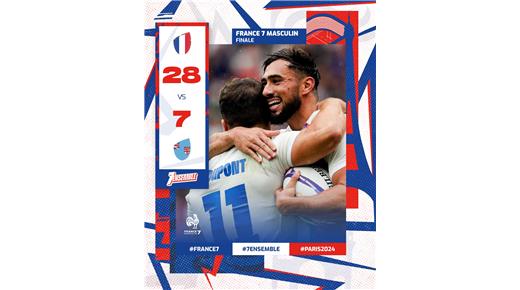 FRANCIA,EN SU CASA, VENCIÓ A FIJI Y SE QUEDÓ CON EL ORO OLÍMPICO 