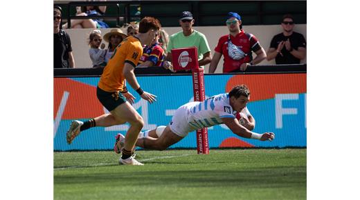 BUEN TRIUNFO DE LOS PUMAS 7S ANTE AUSTRALIA PARA PASAR A LAS SEMIFINALES