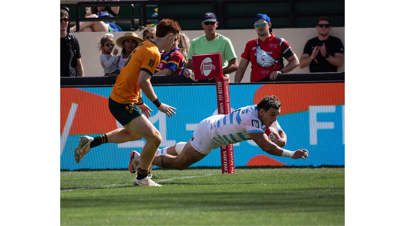 BUEN TRIUNFO DE LOS PUMAS 7S ANTE AUSTRALIA PARA PASAR A LAS SEMIFINALES