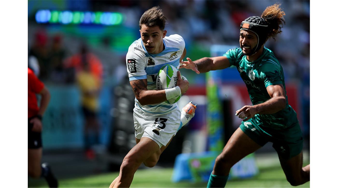 LOS PUMAS 7S DEBUTARON EN CAPE TOWN CON UNA VICTORIA ANTE IRLANDA