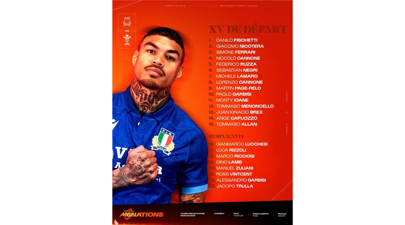 ITALIA CON UNA SOLA VARIANTE PARA RECIBIR A LOS DRAGONES ROJOS