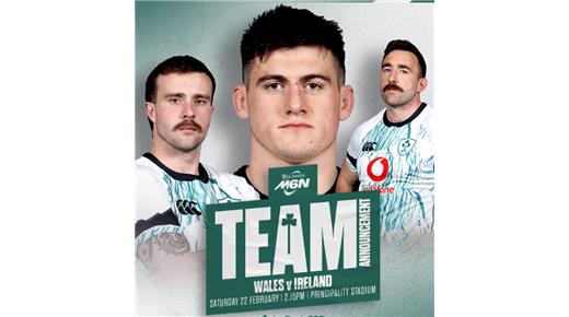 IRLANDA CON TRES CAMBIOS VA EN BUSCA DE UN NUEVO TRIUNFO 