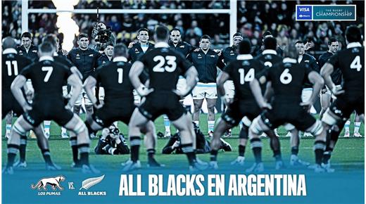 SE DEFINIERON LAS SEDES PARA RECIBIR A LOS ALL BLACKS POR EL RUGBY CHAMPIONSHIP 