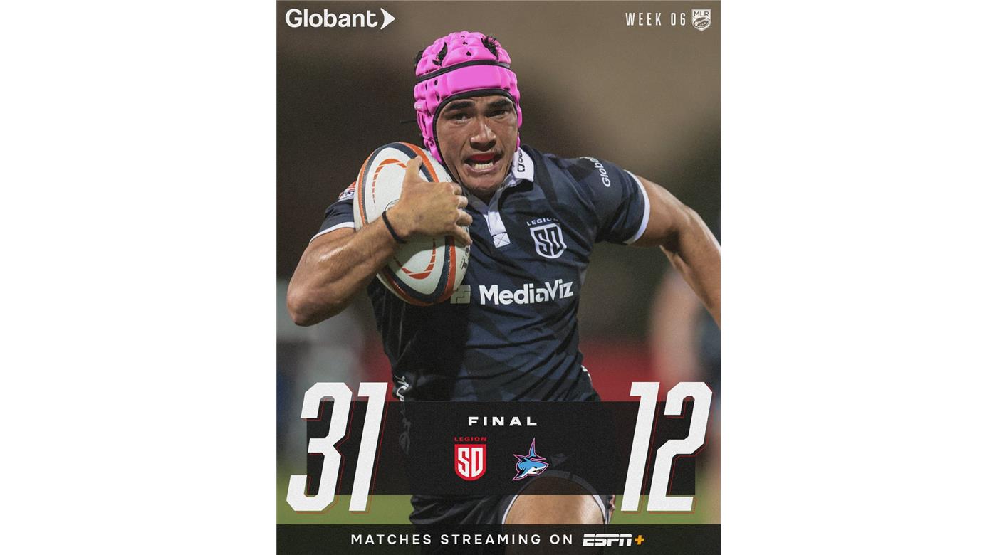 MIAMI SHARKS SIGUE SIN LEVANTAR CABEZA, SU VERDUGO ESTA VEZ FUE SAN DIEGO LEGION