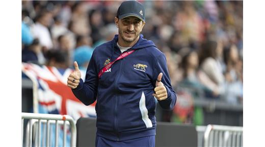 EL PADRE DE LA CRIATURA SE LLAMA SANTIAGO GÓMEZ CORA.  SU EMOCIÓN Y SIMPLEZA SON EL ORGULLO DEL RUGBY ARGENTINO  