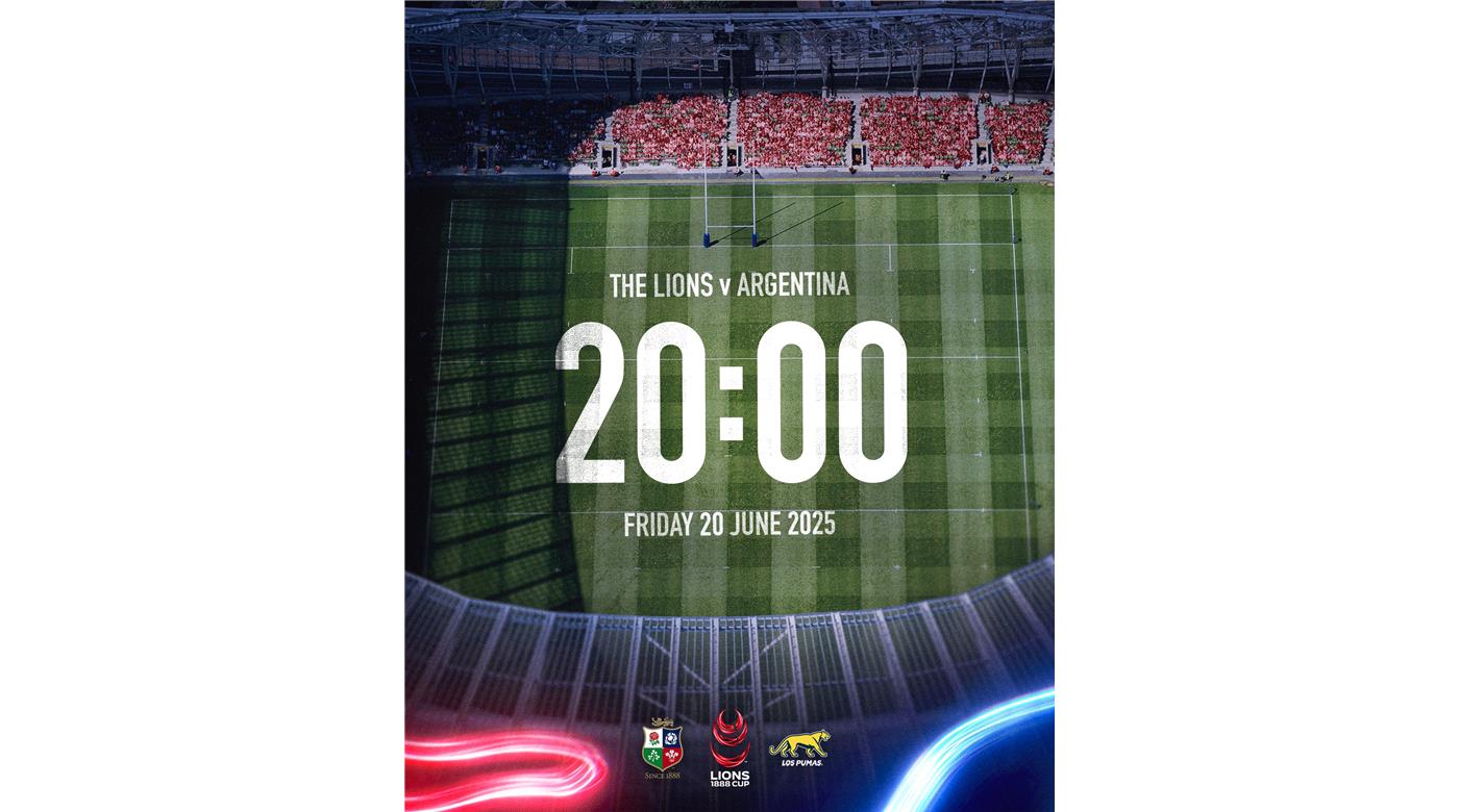 LOS PUMAS ENFRENTARÁN A LOS BRITISH & IRISH LIONS EN EL AVIVA STADIUM EL VIERNES 20 DE JUNIO A LAS 16HS