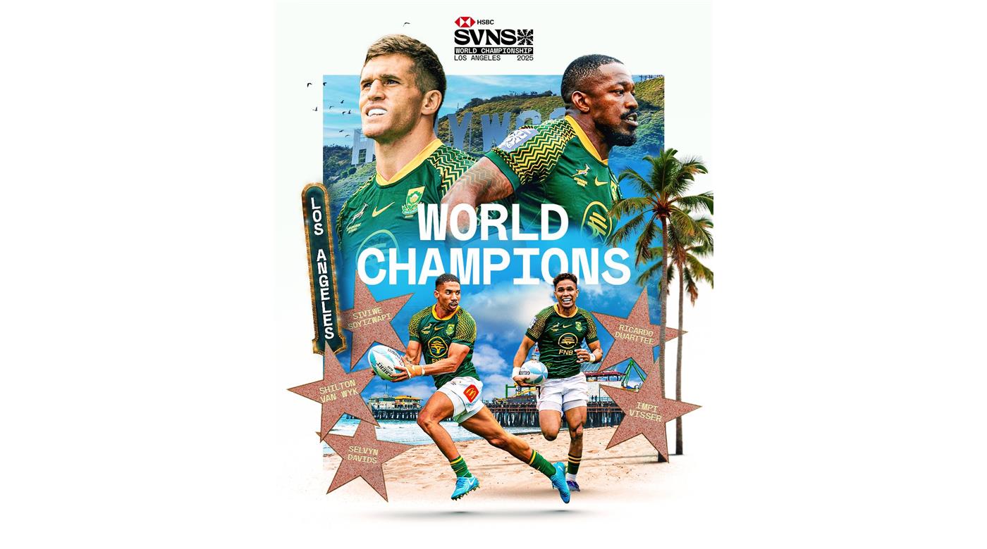 SUDÁFRICA EN VARONES Y NUEVA ZELANDA EN MUJERES LOS CAMPEONES DE LA GRAN FINAL DEL SEVEN DE LOS ÁNGELES 