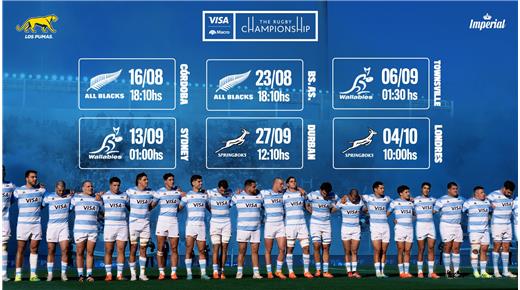 Los Pumas vuelven al Estadio Mario Alberto Kempes, para el debut ante Nueva Zelanda el próximo sábado 16 de Agosto en el inicio del torneo. Aún quedan entradas y Banco Macro te da seis cuotas sin interés para acompañar al seleccionado nacional  