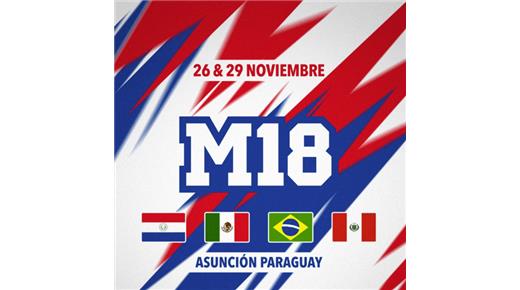 PARAGUAY RECIBIRÁ EL CAMPEONATO SUDAMERICANO M18 TROPHY 2025