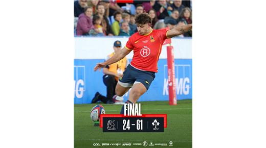 IRLANDA "A" NO LE DIO CHANCES A LOS LEONES ESPAÑOLES, QUE SUFRIERON UNA DURA GOLEADA 