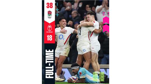 INGLATERRA LO DEFINIÓ EN EL FINAL Y SE QUEDÓ CON EL ÉXITO ANTE FIJI