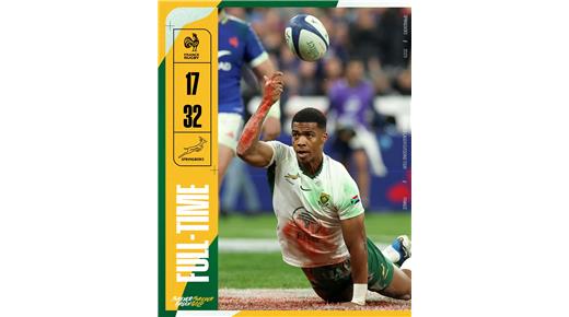 SUDÁFRICA LO HIZO DE NUEVO, DERROTÓ EN SU VISITA A FRANCIA Y SIGUE SIENDO EL MEJOR 