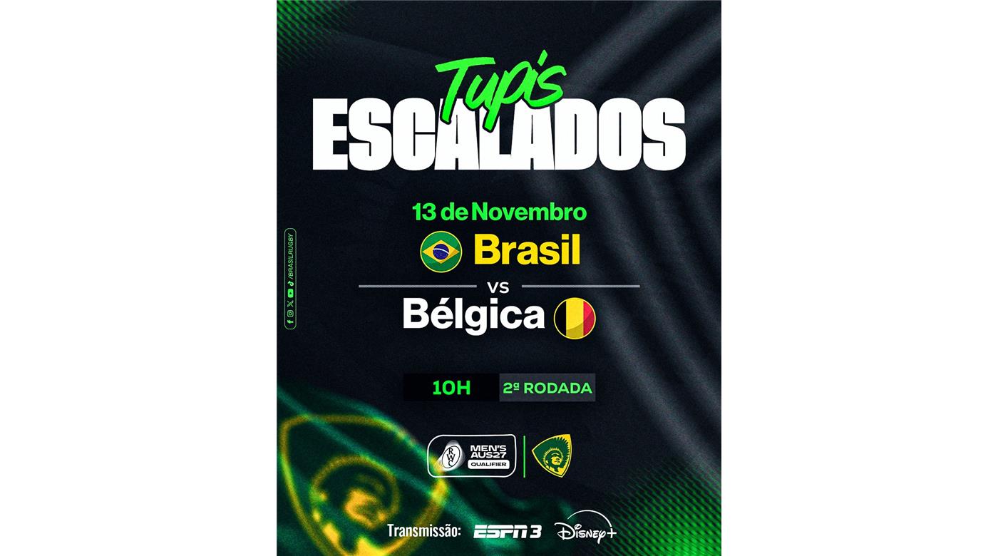 LOS TUPIS DE BRASIL JUEGAN ANTE BÉLGICA EN EL CUADRANGULAR DE DUBAI Y SAMOA VA FRENTE A NAMIBIA