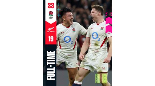 INGLATERRA SORPRENDIÓ A NUEVA ZELANDA Y CON UNA EXCELENTE PRODUCCIÓN SE QUEDÓ CON LA VICTORIA 