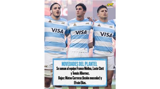 CAMBIOS EN EL PLANTEL DE LOS PUMAS PARA EL CIERRE DE LA VENTANA ANTE INGLATERRA