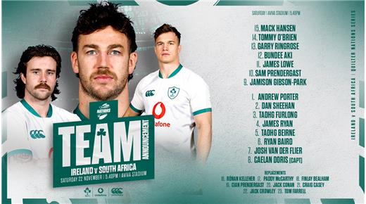 IRLANDA ESPERA POR SUDÁFRICA, UN CHOQUE DE POTENCIAS, PARA NO PERDÉRSELO