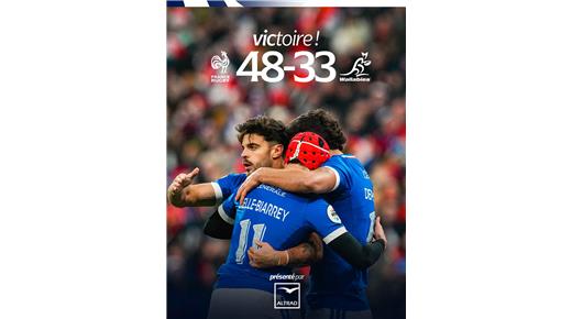 FRANCIA BRILLÓ EN PARIS Y SE QUEDÓ CON LA VICTORIA ANTE AUSTRALIA