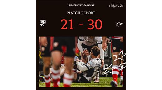 SARACENS CON LUCIO CINTI Y JUAN GONZÁLEZ SUPERARON DE VISITA AL GLOUCESTER