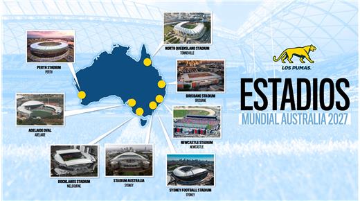 FUERON ANUNCIADAS LAS OCHO SEDES DEL MUNDIAL DE AUSTRALIA 2027